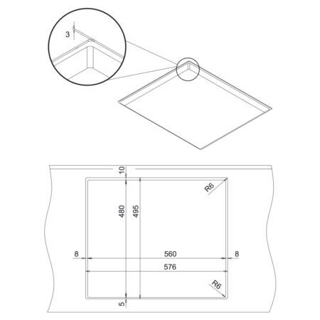 PLAQUE CUISSON FOCUS FILO75 - 5 FEUX 7 CM INOX – Image 2