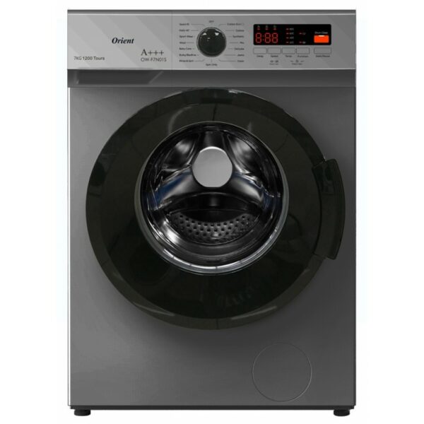 Lave linge Frontale ORIENT -7kg -1200trs - Silver