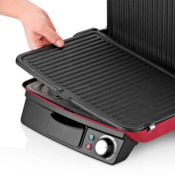 Grille Panini GM - SINBO SSM-2536 - 2000W - Rouge & Noir – Image 3