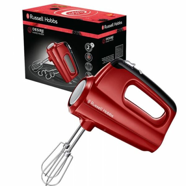 BATTEUR RUSSELL HOBBS DESIRE - 24670- 350W-  Rouge