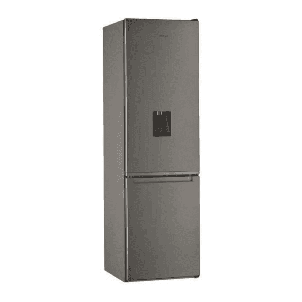RÉFRIGÉRATEUR COMBINÉ WHIRLPOOL W7911I-OX-AQUA - NO FROST- 360L- INOX