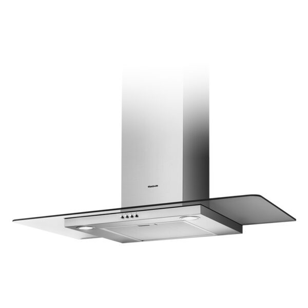 HOTTE MURALE FOCUS - F 916X - 90CM - INOX +Vitre