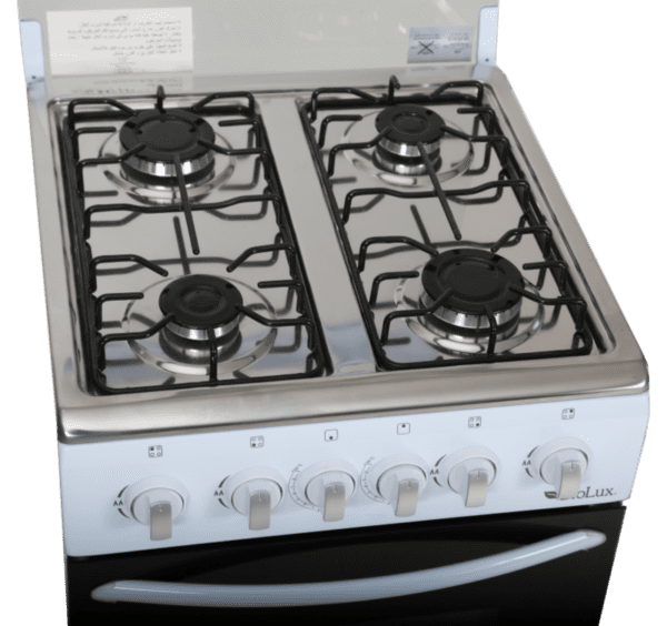 CUISINIÈRE BIOLUX 5005B - 4 FEUX - BLANC – Image 2