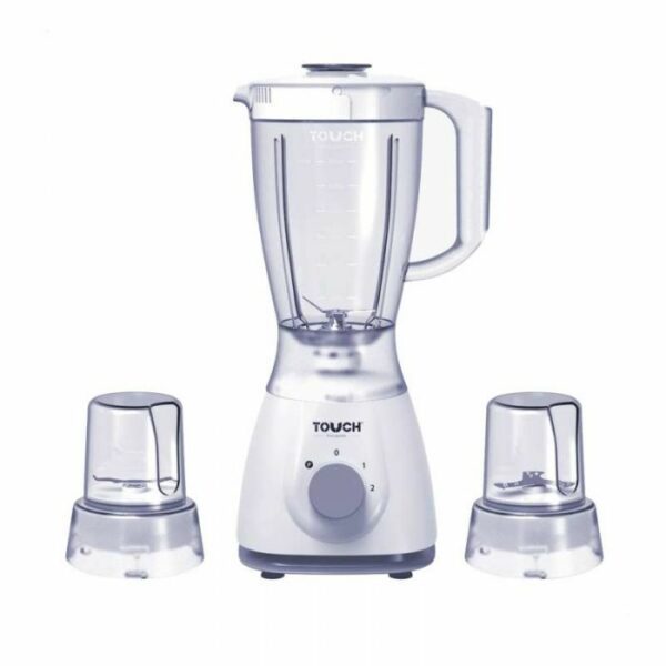 BLENDER TOUCH AVEC MOULIN ET HACHOIR 400W - BLANC