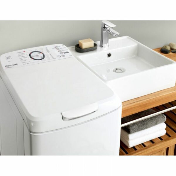 MACHINE À LAVER TOP 6KG BRANDT - 1200/TR - BT6802B – Image 2