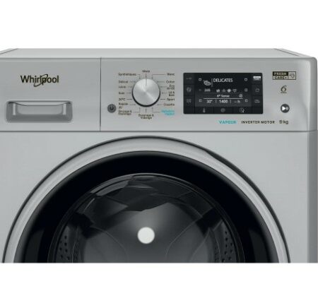 MACHINE À LAVER WHIRLPOOL 9KG FFWD9248SBS SILVER – Image 3