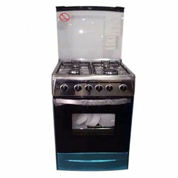 CUISINIÈRE AUXSTAR 50 CM 4 FEUX INOX