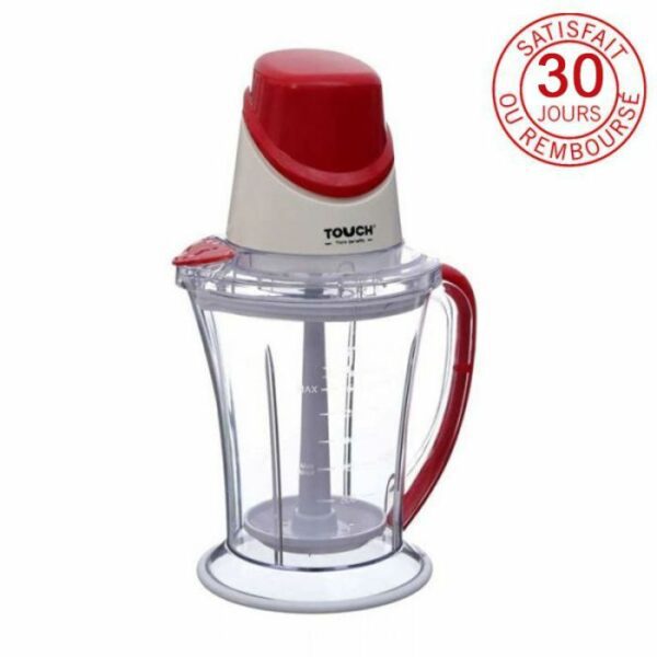HACHOIR A VIANDE TOUCH 1.5L AVEC ACCESSOIRES - ROUGE – Image 2