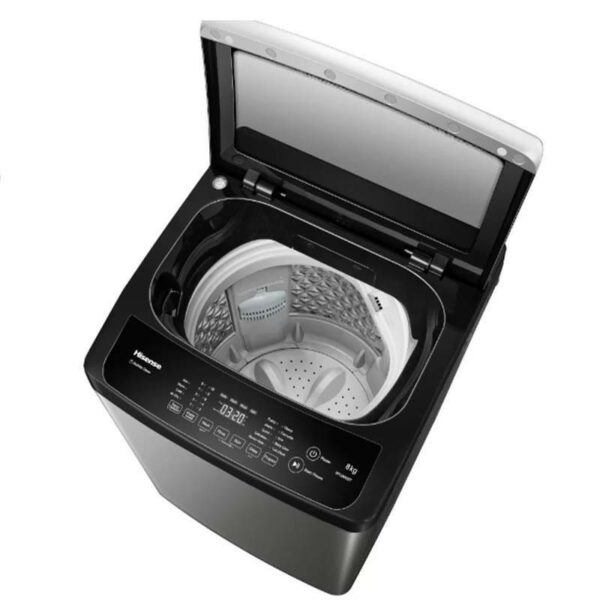 MACHINE À LAVER TOP 11KG HISENSE SILVER – Image 2