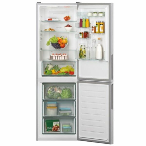 RÉFRIGÉRATEUR COMBINÉ CANDY CCE3T618FSD SILVER – Image 3