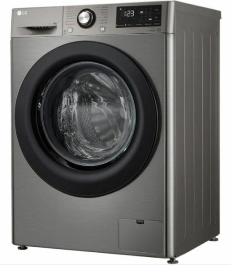 LAVE-LINGE LG FH2J3TNG5P 8KG - SILVER - 1200TR/MIN