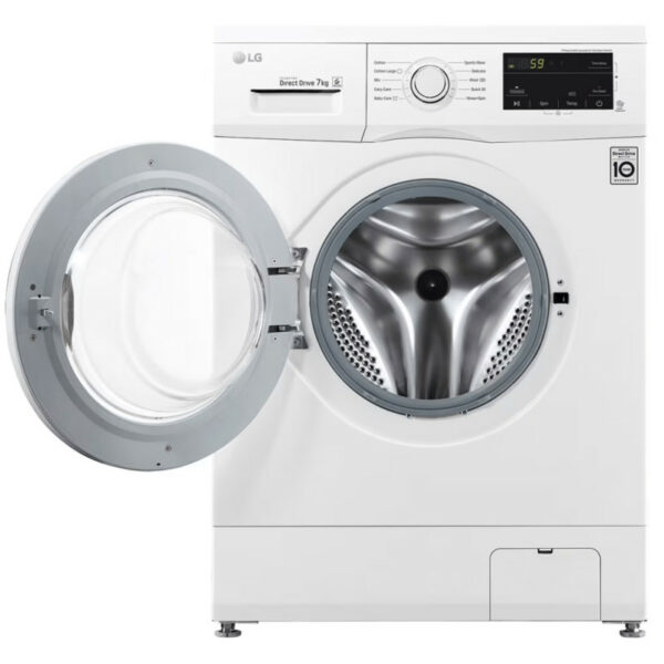 MACHINE À LAVER LG 7KG FH2J3QDNG0P 1200TR - BLANC – Image 3