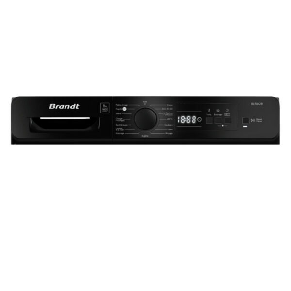 MACHINE À LAVER BRANDT BLF842B 8KG – NOIR – Image 3