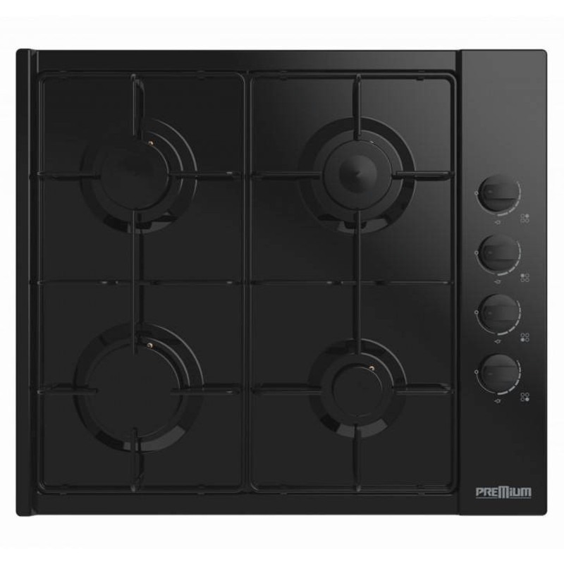 PLAQUE CUISSON PREMIUM APE641-BS01 4F 60CM NOIR