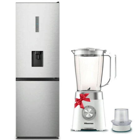 RÉFRIGÉRATEUR COMBINÉ HISENSE 300L NO FROST INOX