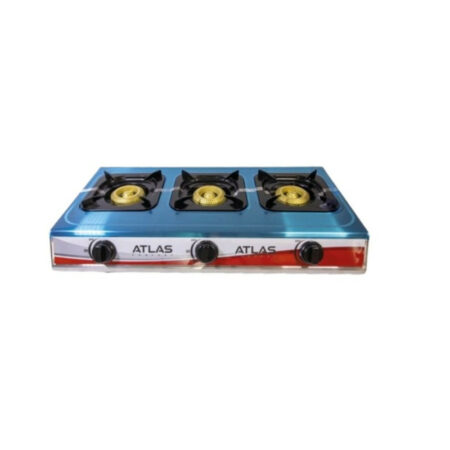 RÉCHAUD ATLAS 3 FEUX INOX