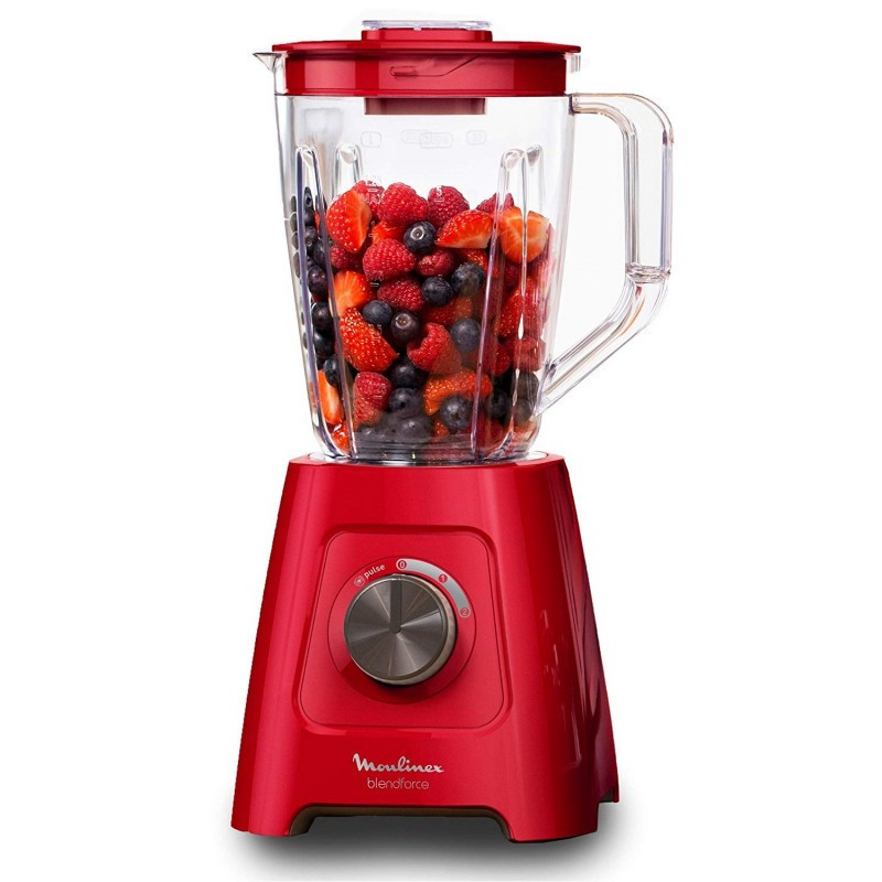 BLENDER MOULINEX 2L - 600W - ROUGE – Image 2