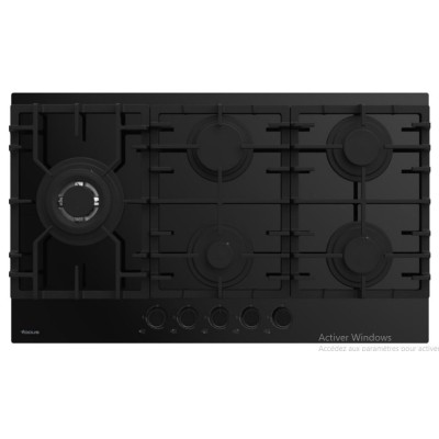 PLAQUE DE CUISSON PREMIUM 5F 90CM FONTE VERRE