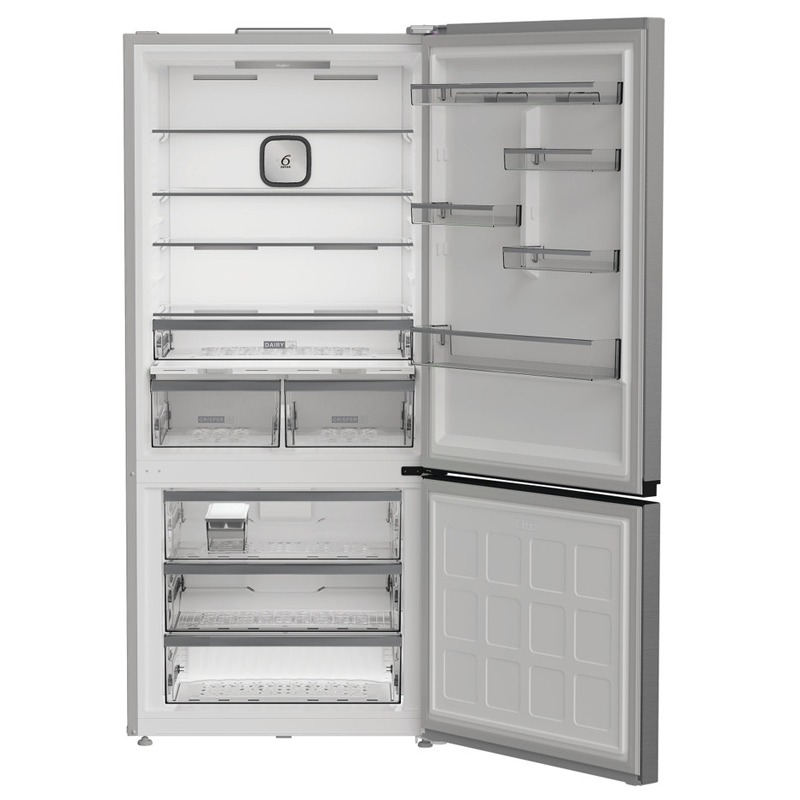 RÉFRIGÉRATEUR COMBINÉ WHIRLPOOL WBMF836573XNA 570L - INOX – Image 6
