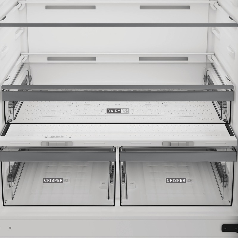 RÉFRIGÉRATEUR COMBINÉ WHIRLPOOL WBMF836573XNA 570L - INOX – Image 4